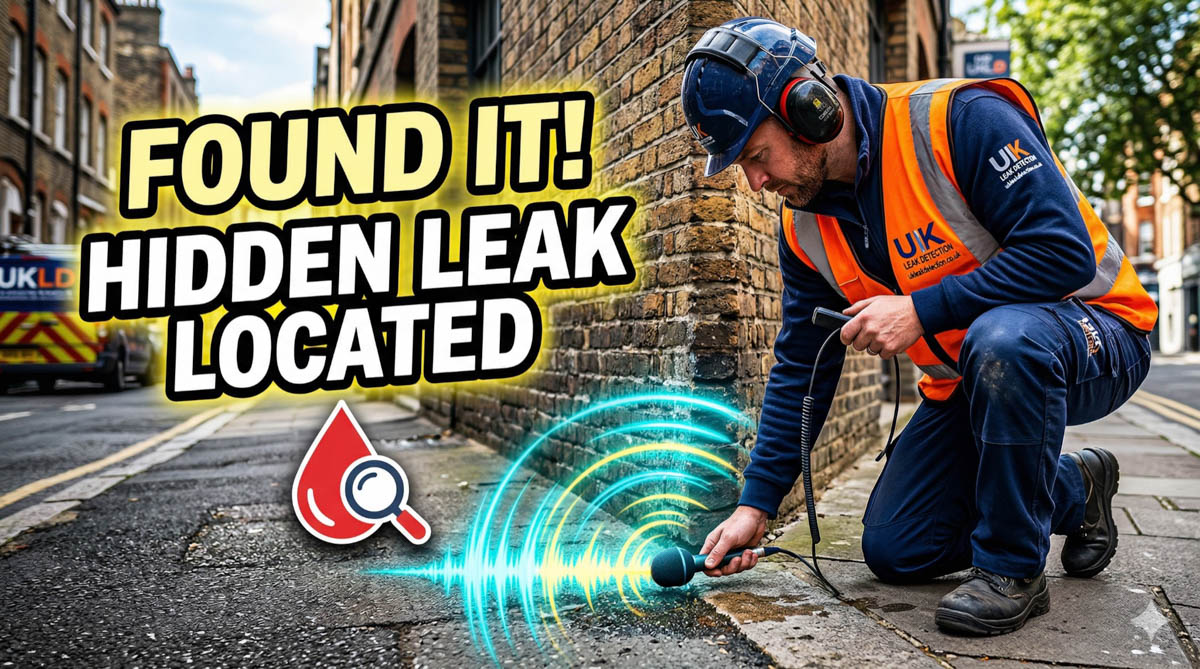 Underground water pipe leak detection in Aylesbury